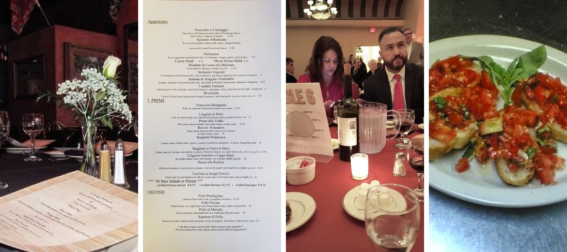 La Terrazza Restaurant Menu
